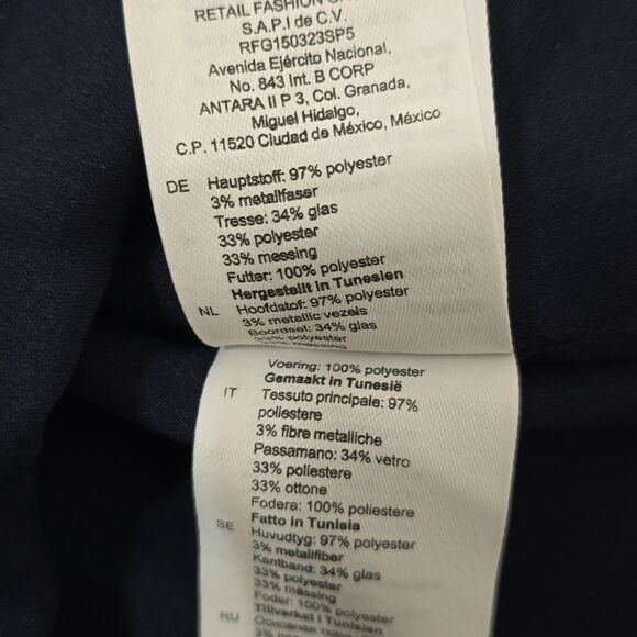 Sandro Pearl Crystal Polka Dot Mini Dress Size small (missing) - Picture 13 of 13